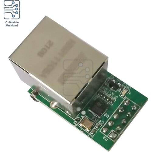 DC 3.3V CH9120 Network to TTL Serial Port Module Ethernet Serial Port Transparent Transmission Modul RJ45 CH9120 Serial Server