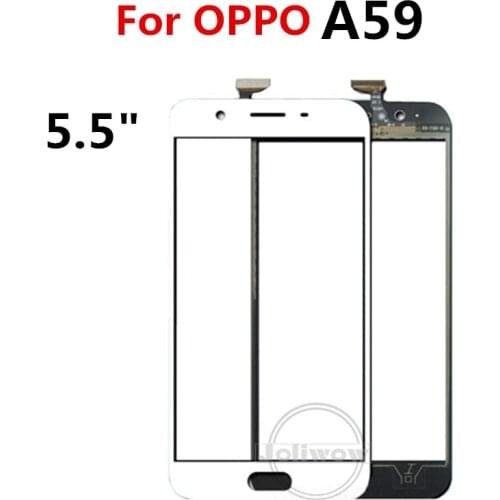 For OPPO A59 touch screen panel Front Outer Screen Glass Lens cover replacement parts For oppo A 59 A9 touch screen Front glass