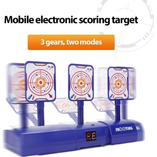 Precision Scoring Auto Reset Electric Target For Nerf Toys Outdoor Sports Fun Toys EVA Bullet Gun Toy Accessories Kids Gift