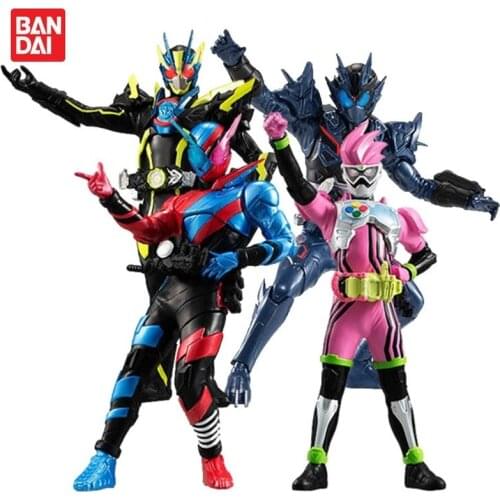 Bandai Genuine Gacha Toys Anime Kamen Rider HG 02 BUILD ZERO ONE Assault Wolf EX-AID Action Figure Model Gifts For Children