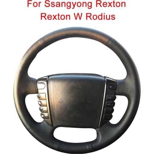 Customize Car Steering Wheel Cover For Toyota RAV4 1998-2003 Celica 1998-2005 Corolla (US) 2003 Leather Braid For Steering Wheel