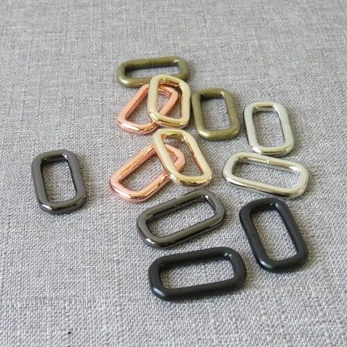 100pcs 25mm wholesale metal belt buckle rectangular buckle for bag handbag strap clasp dog martingale collar dog leash accessory