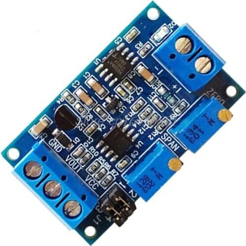 Current To Voltage Module 0/4-20mA To 0-3.3V 5V 10V Voltage Transmitter S08 Drop ship