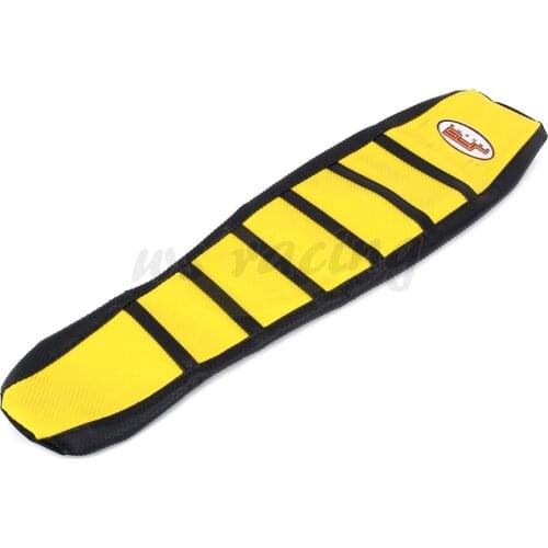 Motorcycle Pro Rib Ribbed Soft-Girp Gripper Rubber Soft Seat Cover For SUZUKI RM125 RM250 1996-2000