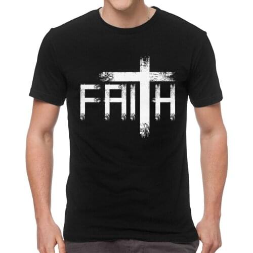 Male God Preacher Jesus Believer Christian T-Shirt Funny Faith Christianity Religious Tshirt Short Sleeve T Shirt Cotton Tee Top