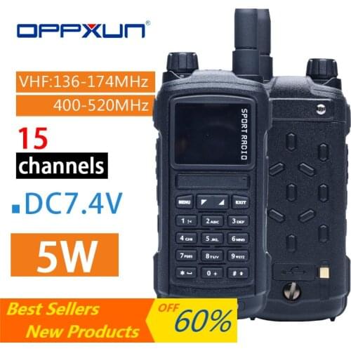 OPPXUN For SenHaiX SHX-GP8800 Ham Walkie Talkie Bluetooth Waterproof TPU Bluetooth Programming LED Glare Transceiver