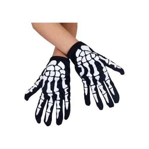 Halloween Skull Gloves Decorative Props Cos Gloves Skulls 2021