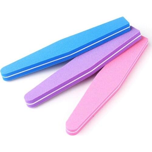 Professional Diamond Disposable Sponge Nail Buffer Lima Sandpaper Nail File Buffer Polisher Block Nailfile Tools Acrylic
