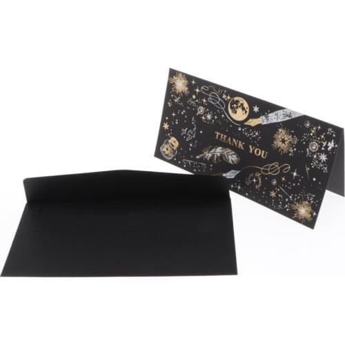 Wedding Invitation Cards Glitter Paper Flowers Folded Greeting Card Birthday