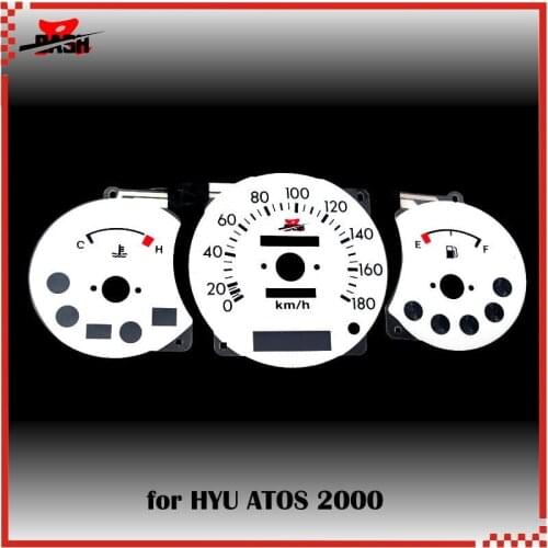 DASH Stock clearance EL Glow Gauge for HYUND KIAA Atos Atoz Santro Amica Visto 1999 2000 Full Glow Green Light