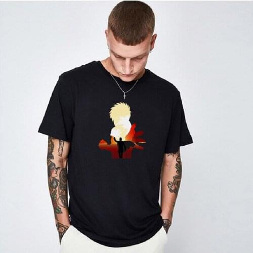 Funny Anime One Punch Man T Shirt Cool Genos Unique Style Cartoon Graphic Tops Harajuku Manga Streetwear O-neck Casual Clothing