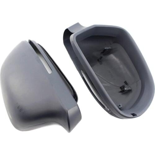 1 Pair Rear View Mirror Cover Primed Color Wing Mirror Cover Casing Fit for - A4 A4L B8 09-12 8T0857528D 8T0857527D