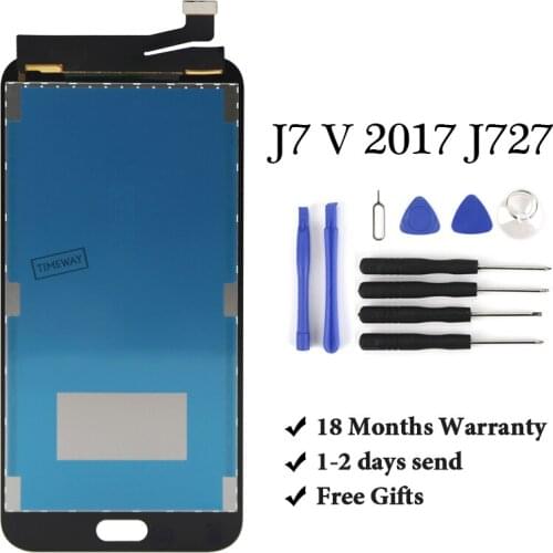1PCS For Samsung J7 V 2017 J727 LCD good quality Display Digitizer Assembly replacement For Samsung J7 V 2017 J727 LCD display