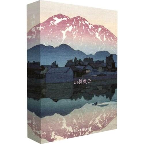 32 Pcs/Set Art Postcard : Mountain clouds Japanese landscape creative postcard birthday gift