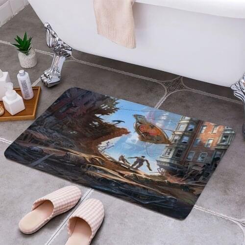 Ruins 3D Print Doormats Rectangle Non-Slip DoorMat Bedroom Kitchen Entrance Print Door rugs Dropshipping