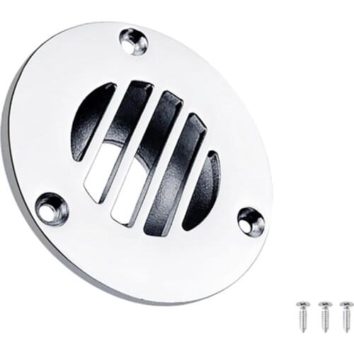 Stainless Steel 316 Cut Out Boat Floor Deck Drain for Boat Yacht Deck Drainage Hardware Replacement Accessories