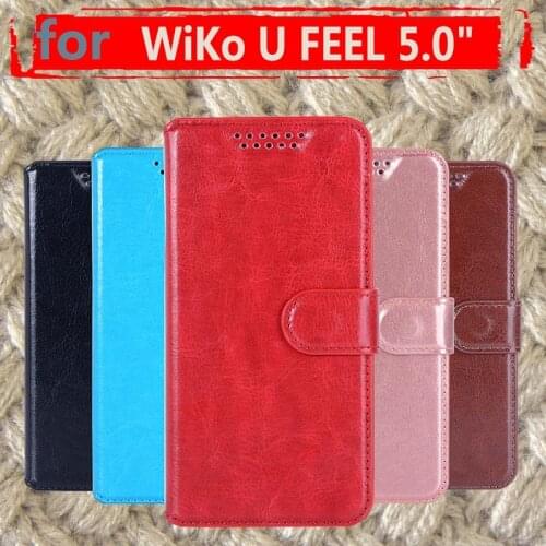 Flip Cases For wiko Ufeel Capa PU Leather Soft Silicon Wallet Stand Cover For wiko u feel BLU R1 HD 5.0" Case phone Coque Fundas
