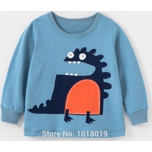 100% Cotton t-Shirt Long Sleeve Child Baby Boys Clothes Brand Infant Kids Cartoon t shirt Tops Tee Boys Casual Blouses Underwear