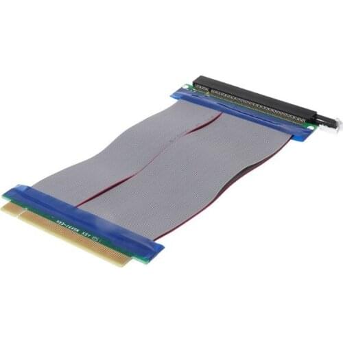 PCIe 16X PCI Express PCI-E 16X to 16X Riser Extender Card Adapter Flexible Cable