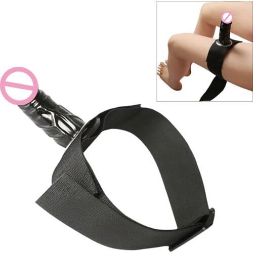 Adult Toys Gag Strap On Dildo Open Mouth Plug Belt Bondage Harness Strapon Leg Restraint Underwear Sex Toys For Women
