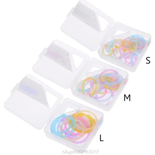 Creative Binder Ring Plastic Book Ring Multifunction Circle Album Loose Leaf Book Binder Hoop Office Binding Supply Jy21 20