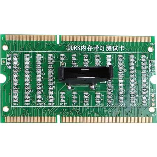 New DDR3 Memory Slot Tester Card with LED Light for Laptop Motherboard Notebook