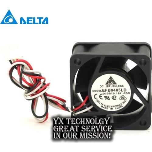 New EFB0405LD-ROO 4020 4cm 40mm 5V 0.16A dual ball bearing cooling fan switch servers for Delta 40*40*20mm