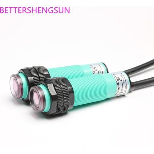 Optoelectronic switch ATRJ18-TI0NK DC three-wire sensor NPN normally open remote detection 8 meters