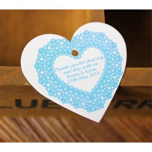 Custom Vintage Shaped Gift Card Labels Mini Paper Hang Tags for Kids Clothing