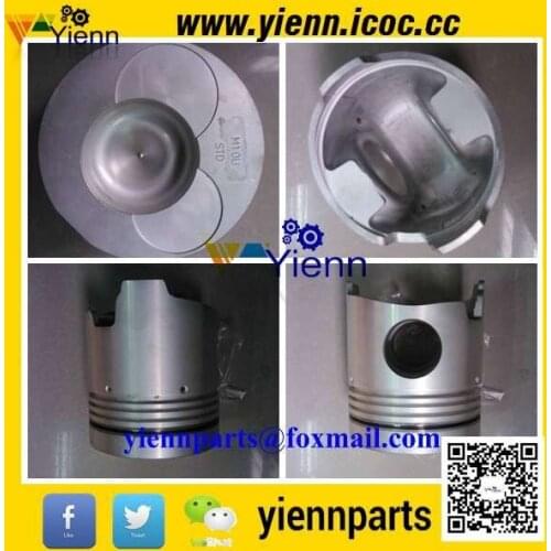 For HINO M10U Piston With Piston Ring Set Bore Size 127mm For HINO Truck And Bus M10U Diesel Engine Repair Rarts