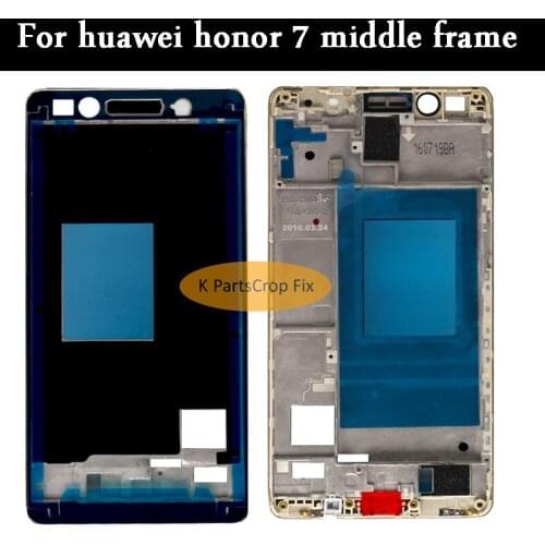 Middle Frame for Huawei honor 7 Bezel Middle Frame Housing Frame Replacement Repair Spare Parts Phone case for honor7