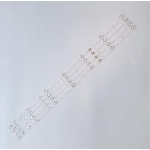 4 PCS/set LED backlight strip for Konka LED43K7200 LED43G30CE KDL43JT662A LED43S1 Toshiba L43s3900fs KDL43JT662A