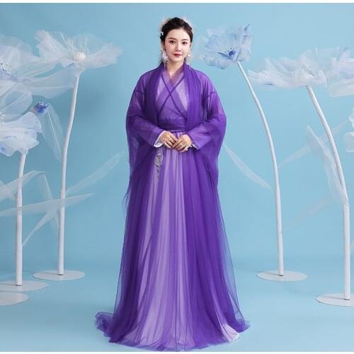 XinHuaEase Ancient Hanfu Chinese Traditional Dresses Outfit Costume Womens Super Fairy Elegant Style Ru Skirt Performance Girls