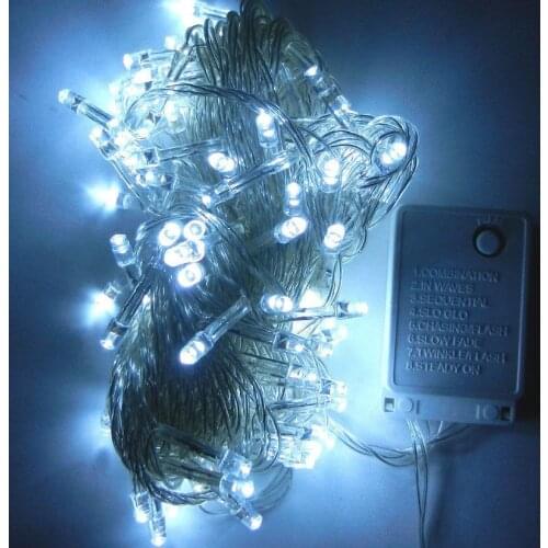 10M Waterproof 110V/220V 100 LED Holiday String Lights for Christmas Festival Party Fairy Colorful Xmas LED String Lights