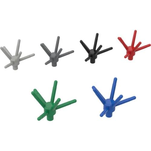 10PCS Building Blocks 19119 Special Inserts Plant Flower Stem Bricks Assembles Particle DIY Education Part Toy For Children Gift