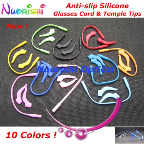 20 sets T2710 Silicone Anti Slip Sunglasses Eyewear Eyeglasses Glasses Cord and Ear Hook Temple Tip Sports Holder Free Shipping