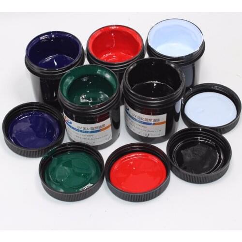 5Pcs/lot UV Photosensitive Inks Green PCB UV Curable Solder Resist Ink Solder Mask UV Ink Paste (black red blue white green)