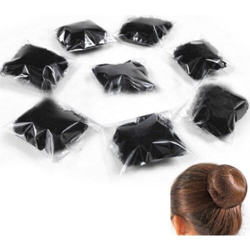 5Pcs/lot Women Ballet Dance Skating Snoods Black Hair Net Bun Cover