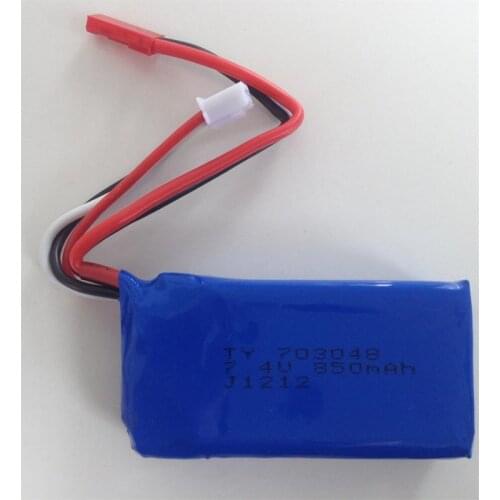 New Arrival 7.4v 850mah Li-po battery For MJX F46 Wltoys V912 V262 V353B Udi U829X 2.4G RC Helicopter/Quadcopter
