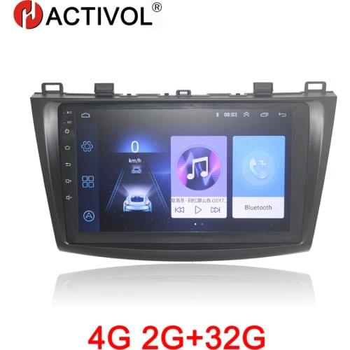 HACTIVOL 2G+32G Android 8.1 Car Radio for Mazda3 2011-2015 car dvd player gps navigation car accessory 4G multimedia player
