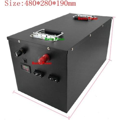 LiFePO4 60V 40Ah 60Ah Lithium battery pack with BMS for Sighteeing car power tool grass cutter E-scooter+5A charge