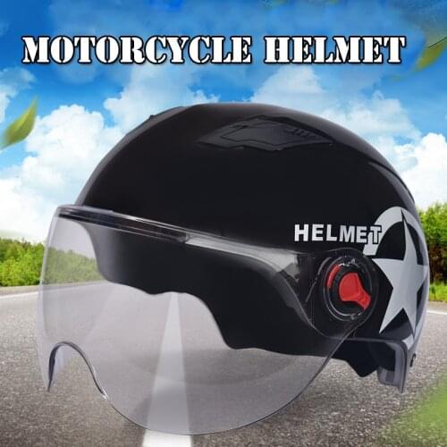 Motorcycle Helmet Scooter Bike Open Face Half Baseball Cap Anti-UV Safety Hard Hat Motocross Helmet Multiple Color Protect