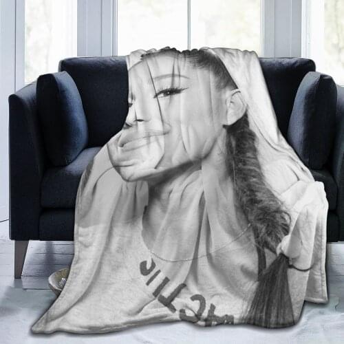 Ariana Grande soft flannel blanket childrens Sheet baby bag sofa bedding and Duvet Cover