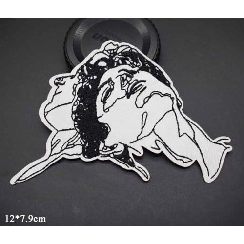 Black White Gayish Call Me By Your Name Iron On Embroidered Clothes Patches For Clothing Stickers Garment Apparel Accessories