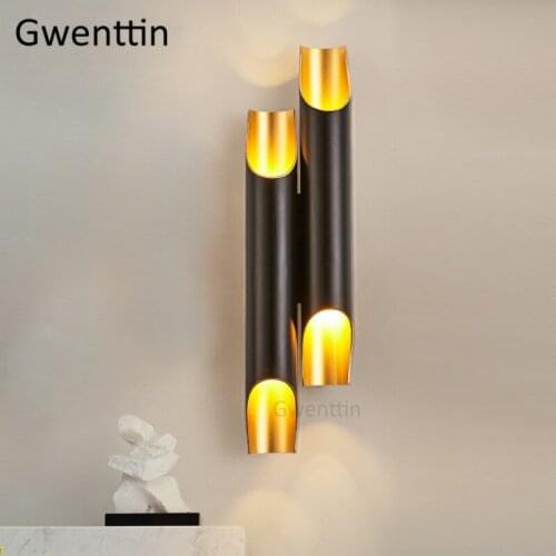 Delightfull Coltrane Pipe Wall Lamps Nordic Tube Wall Lights for Home Art Decor Led Mirror Lights Bathroom Bedroom Lamp Sconces