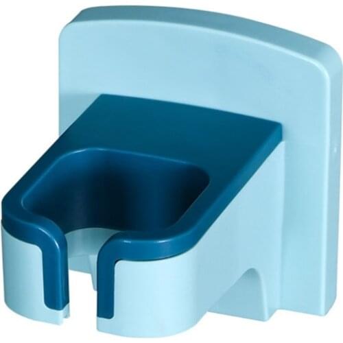 77JF Wall-mounted Hair Dryer Holder Bathroom Shelf Storage Hairdryer Rack Organizer Hanger Bathroom Accessories