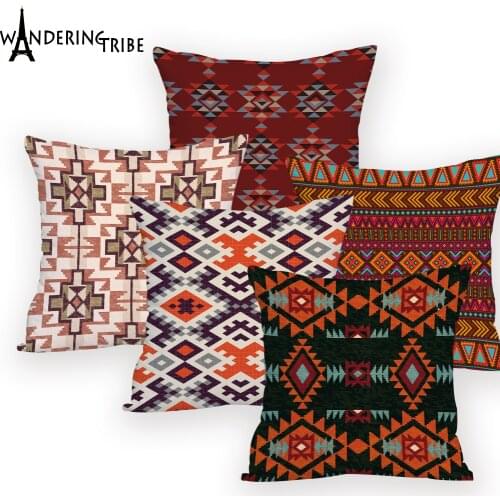 Boho Pillow Cover Rectangular for Sofa Dropshipping Suppliers Cushions Sheet Pillow Case Geometric Sofa Kissen Kids