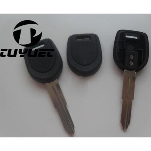 Transponder Key Shell For Mitsubishi Left Key Blade Replacement Key Cover Blanks