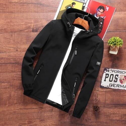 Autumn Winter Thick Warm Windbreaker Jacket Men Plus Size M-4XL Jaqueta Masculina Slim Fit Men Sport Hooded Bomber Jacket Men