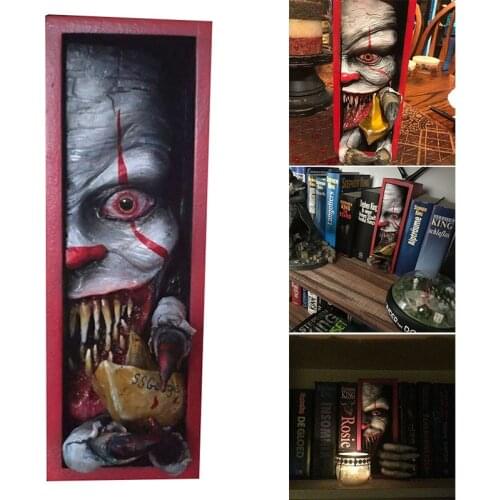 Peeping on The Bookshelf Monster Personalized Bookends For Collecting CD Albums Magazines Heavy Books Room Decor Dekoration